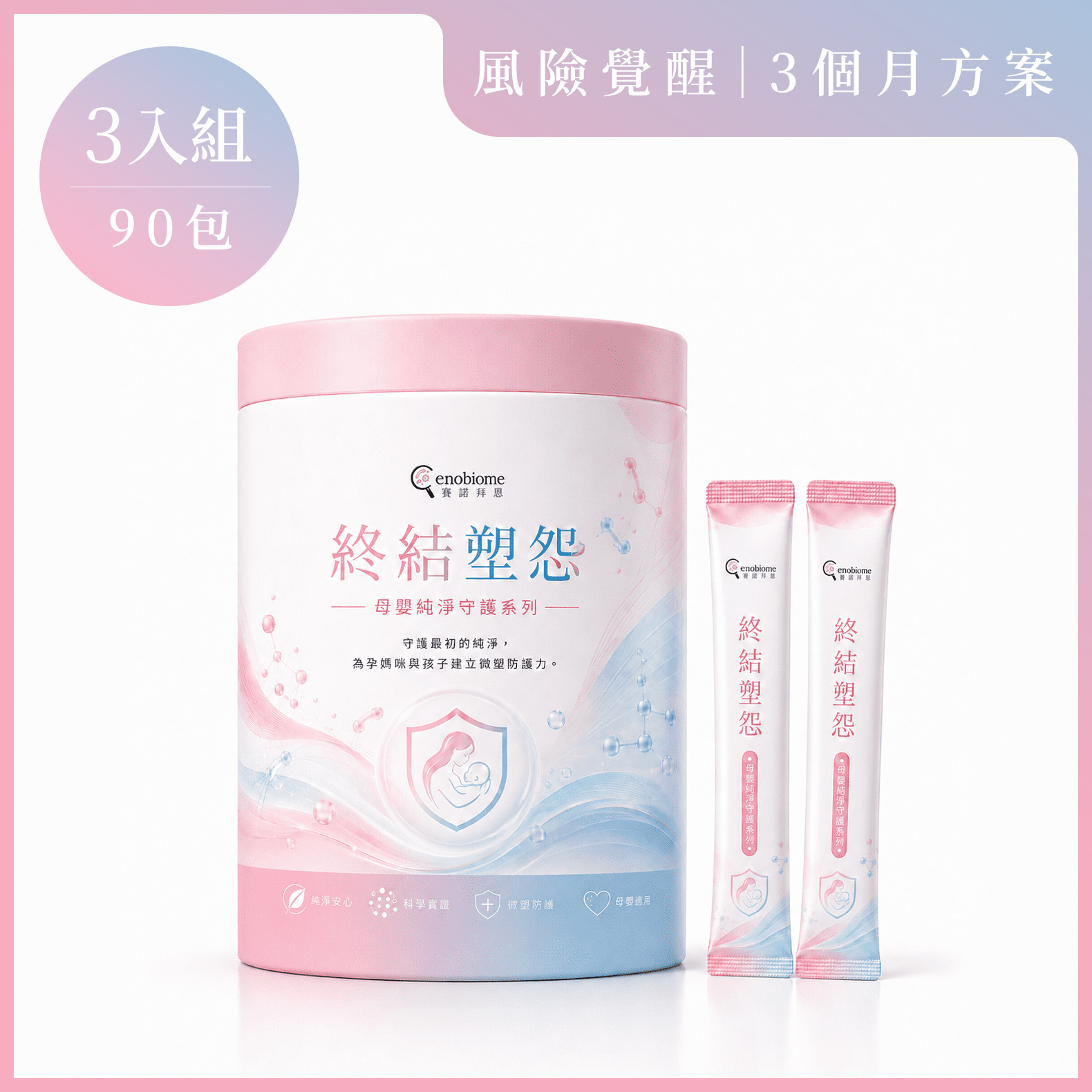 Cenobiome 終結塑怨 母嬰純淨益生菌｜風險覺醒